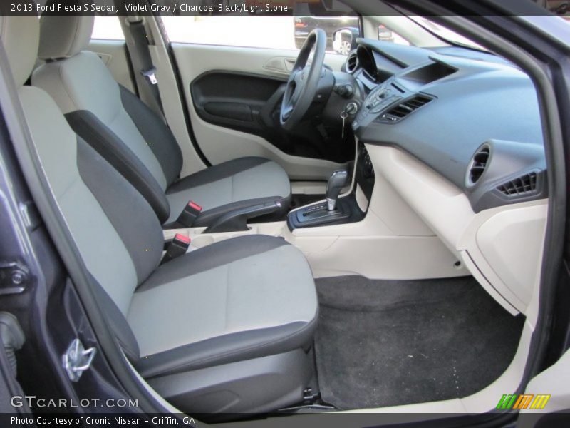 Violet Gray / Charcoal Black/Light Stone 2013 Ford Fiesta S Sedan