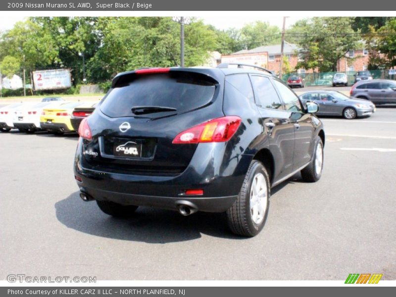 Super Black / Beige 2009 Nissan Murano SL AWD