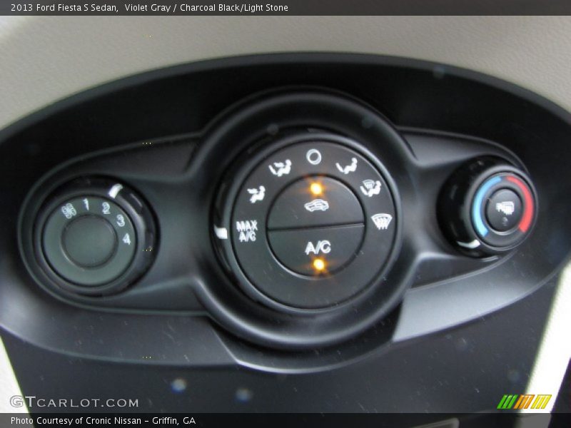 Violet Gray / Charcoal Black/Light Stone 2013 Ford Fiesta S Sedan