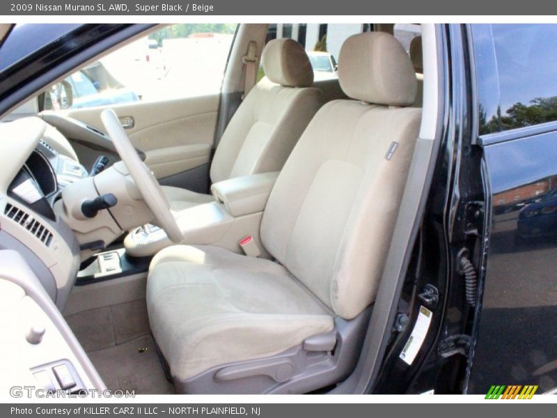 Super Black / Beige 2009 Nissan Murano SL AWD