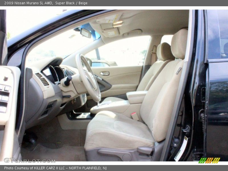 Super Black / Beige 2009 Nissan Murano SL AWD