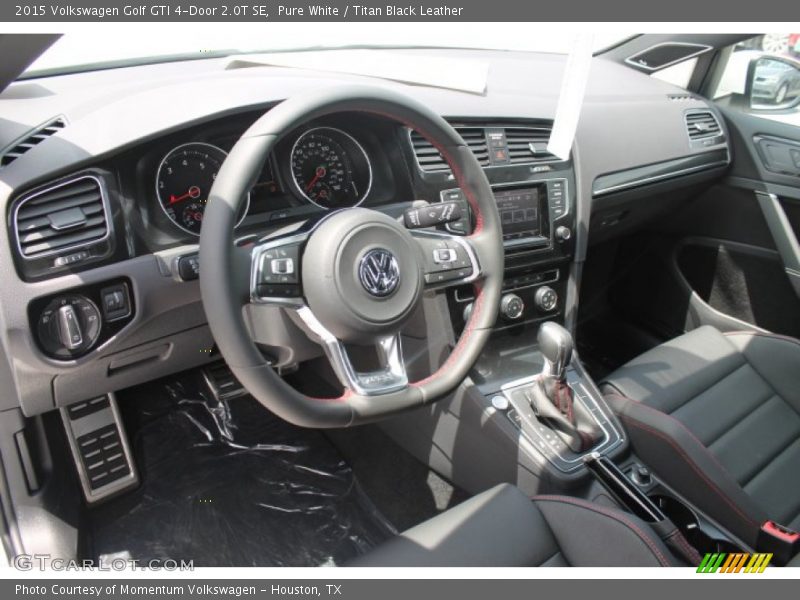 Titan Black Leather Interior - 2015 Golf GTI 4-Door 2.0T SE 