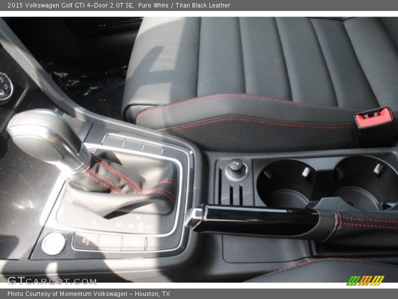 Pure White / Titan Black Leather 2015 Volkswagen Golf GTI 4-Door 2.0T SE