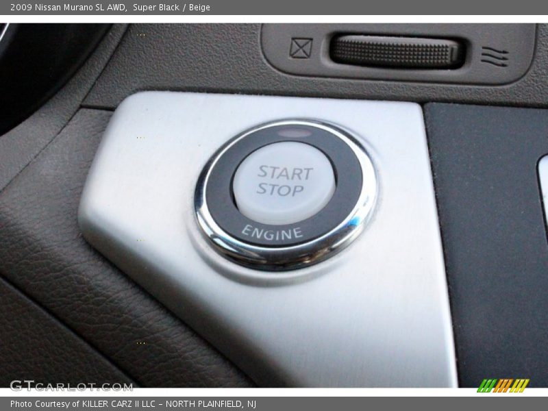 Super Black / Beige 2009 Nissan Murano SL AWD
