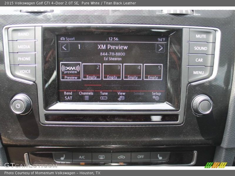 Audio System of 2015 Golf GTI 4-Door 2.0T SE