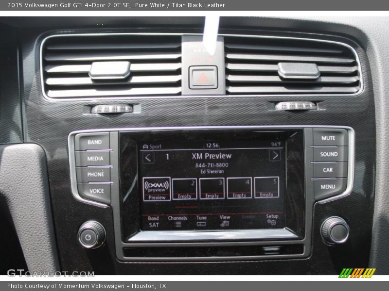 Pure White / Titan Black Leather 2015 Volkswagen Golf GTI 4-Door 2.0T SE