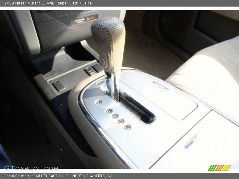 Super Black / Beige 2009 Nissan Murano SL AWD