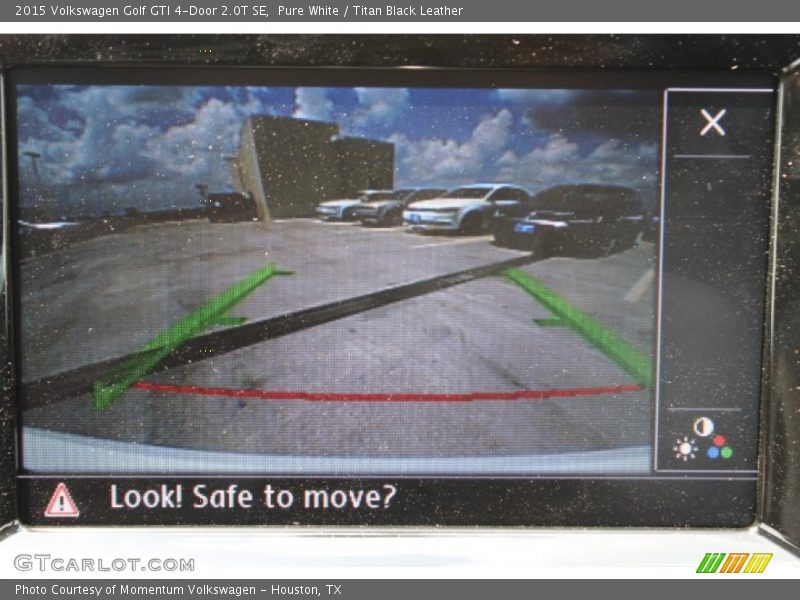 Pure White / Titan Black Leather 2015 Volkswagen Golf GTI 4-Door 2.0T SE