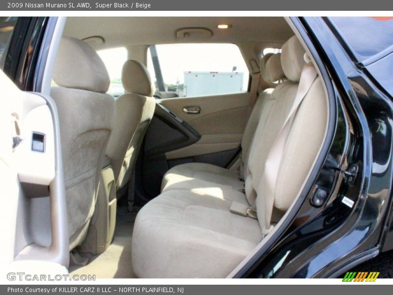 Super Black / Beige 2009 Nissan Murano SL AWD