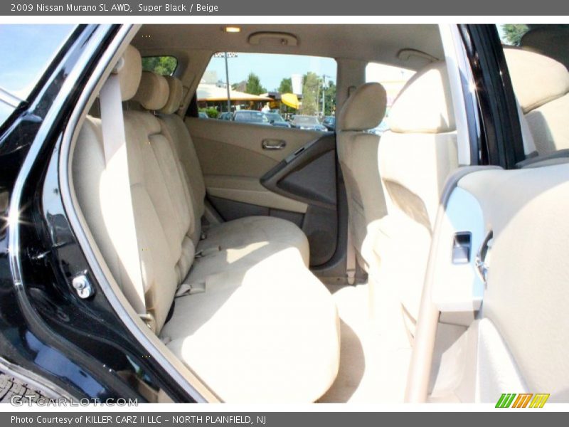 Super Black / Beige 2009 Nissan Murano SL AWD