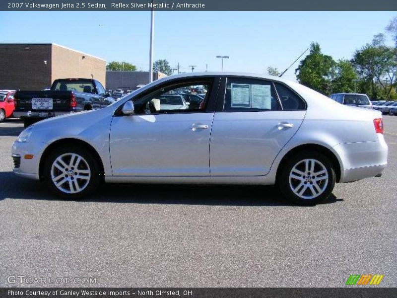 Reflex Silver Metallic / Anthracite 2007 Volkswagen Jetta 2.5 Sedan