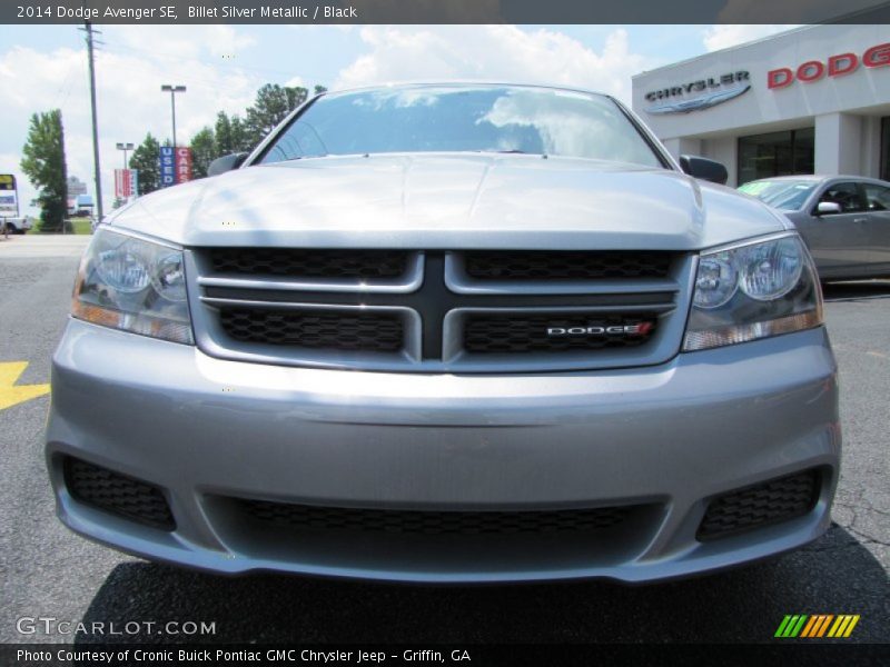Billet Silver Metallic / Black 2014 Dodge Avenger SE