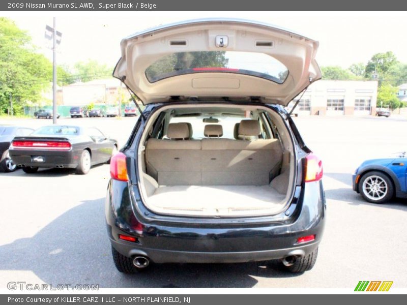 Super Black / Beige 2009 Nissan Murano SL AWD