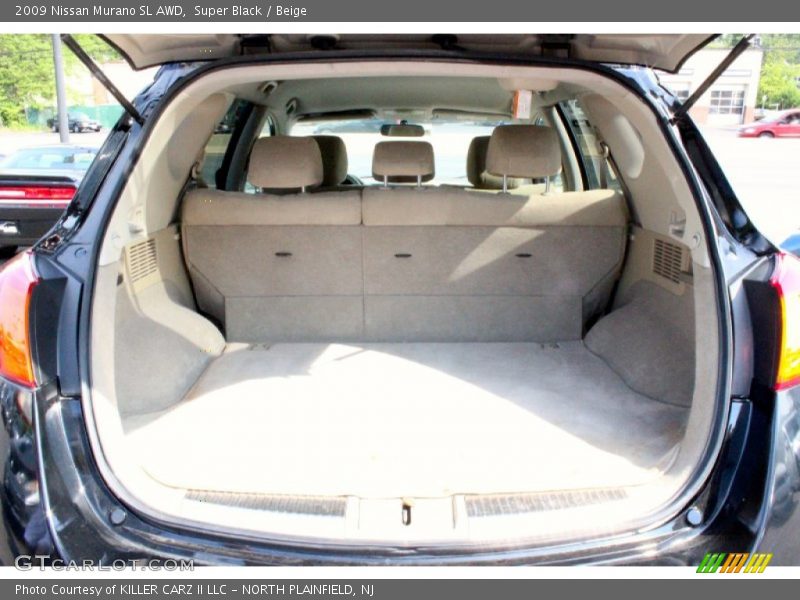 Super Black / Beige 2009 Nissan Murano SL AWD