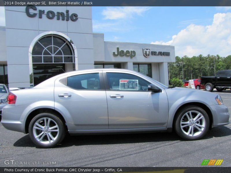 Billet Silver Metallic / Black 2014 Dodge Avenger SE
