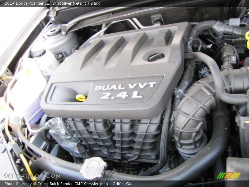 Billet Silver Metallic / Black 2014 Dodge Avenger SE