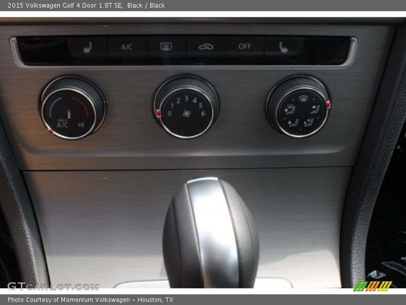 Black / Black 2015 Volkswagen Golf 4 Door 1.8T SE
