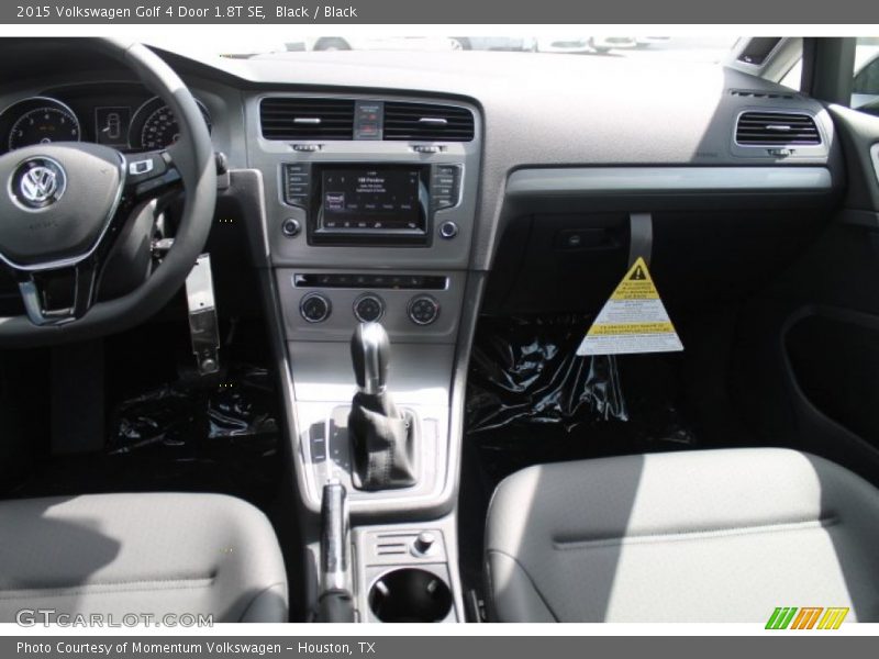 Black / Black 2015 Volkswagen Golf 4 Door 1.8T SE