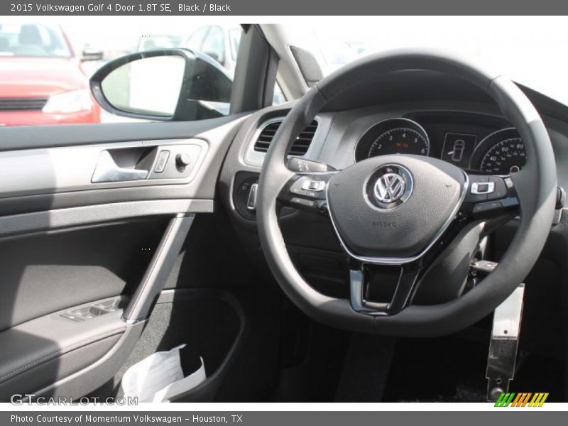 Black / Black 2015 Volkswagen Golf 4 Door 1.8T SE