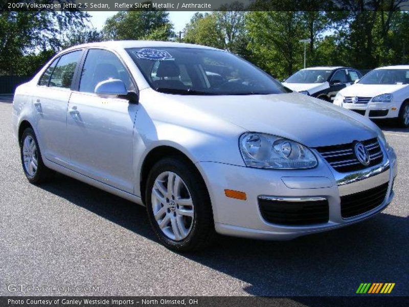 Reflex Silver Metallic / Anthracite 2007 Volkswagen Jetta 2.5 Sedan