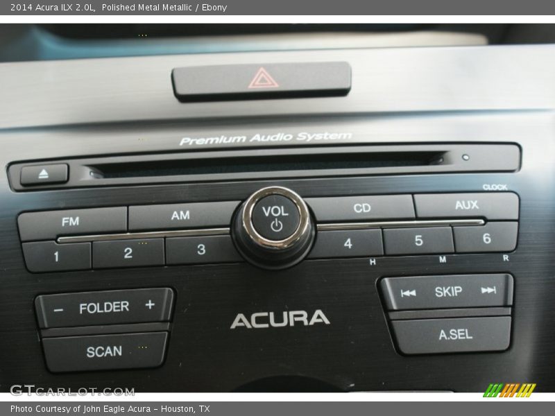Polished Metal Metallic / Ebony 2014 Acura ILX 2.0L