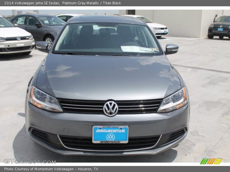 Platinum Gray Metallic / Titan Black 2014 Volkswagen Jetta SE Sedan