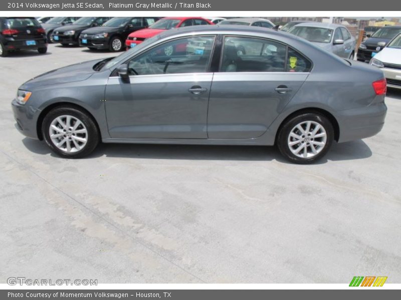 Platinum Gray Metallic / Titan Black 2014 Volkswagen Jetta SE Sedan