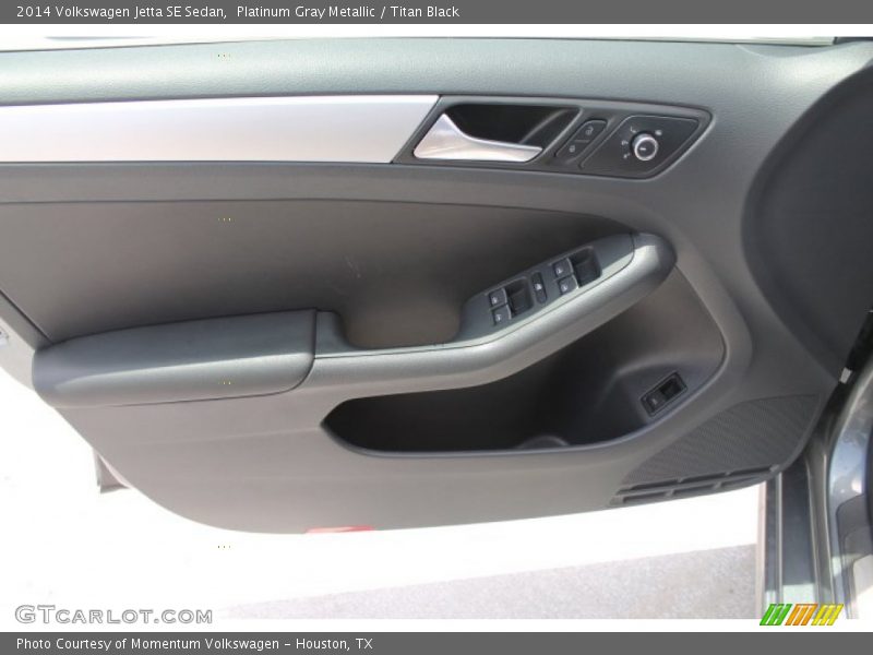 Platinum Gray Metallic / Titan Black 2014 Volkswagen Jetta SE Sedan
