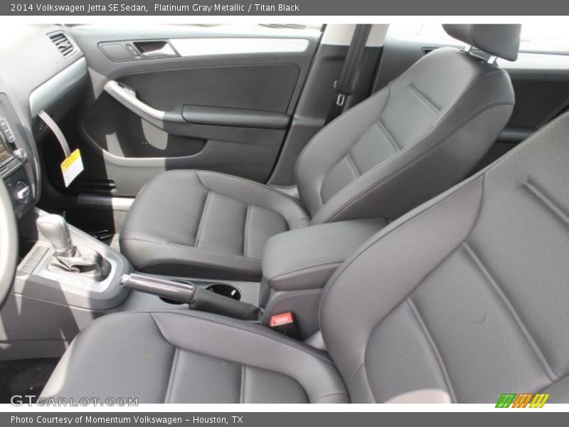 Platinum Gray Metallic / Titan Black 2014 Volkswagen Jetta SE Sedan