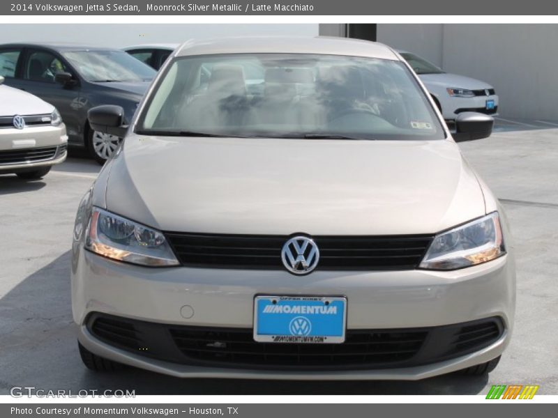 Moonrock Silver Metallic / Latte Macchiato 2014 Volkswagen Jetta S Sedan