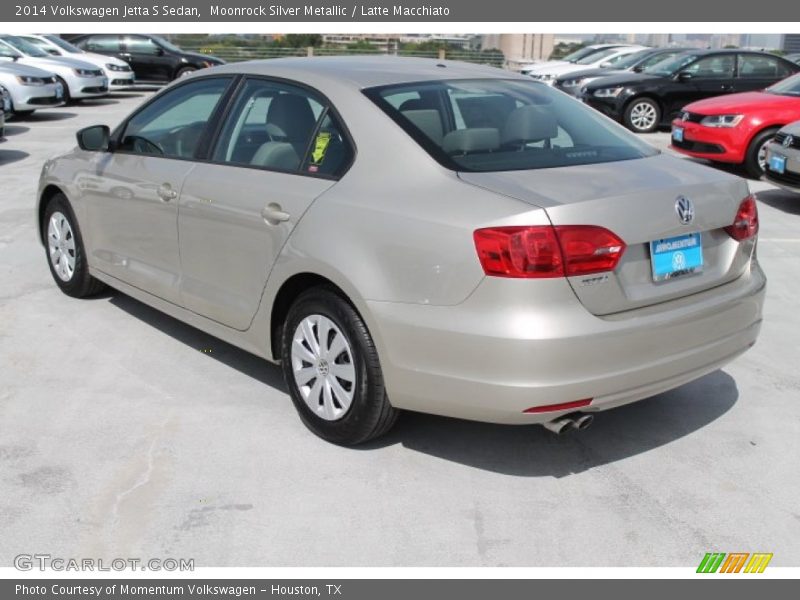 Moonrock Silver Metallic / Latte Macchiato 2014 Volkswagen Jetta S Sedan