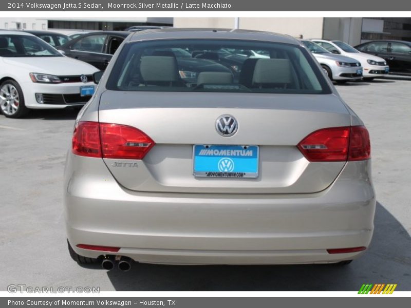 Moonrock Silver Metallic / Latte Macchiato 2014 Volkswagen Jetta S Sedan