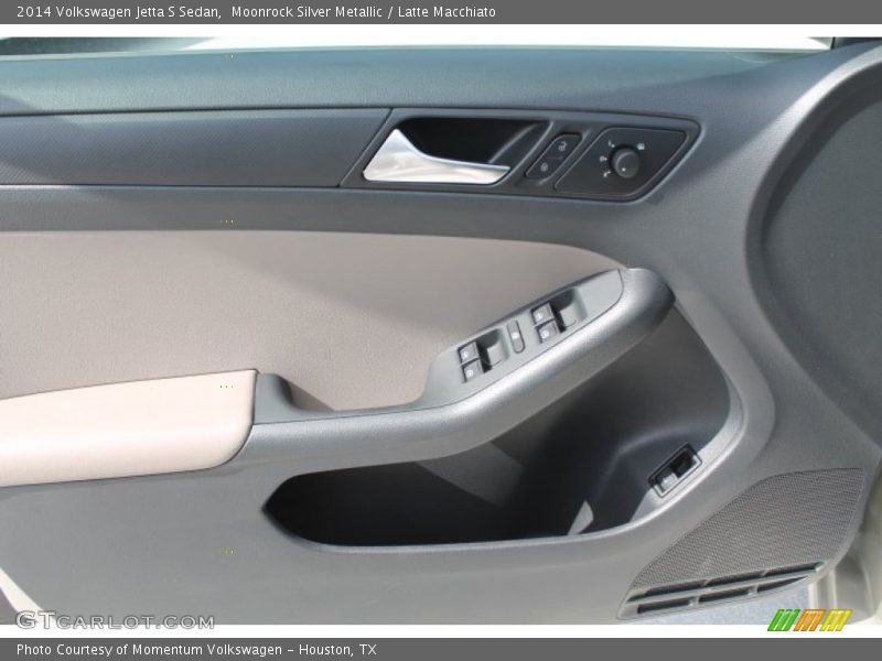 Moonrock Silver Metallic / Latte Macchiato 2014 Volkswagen Jetta S Sedan