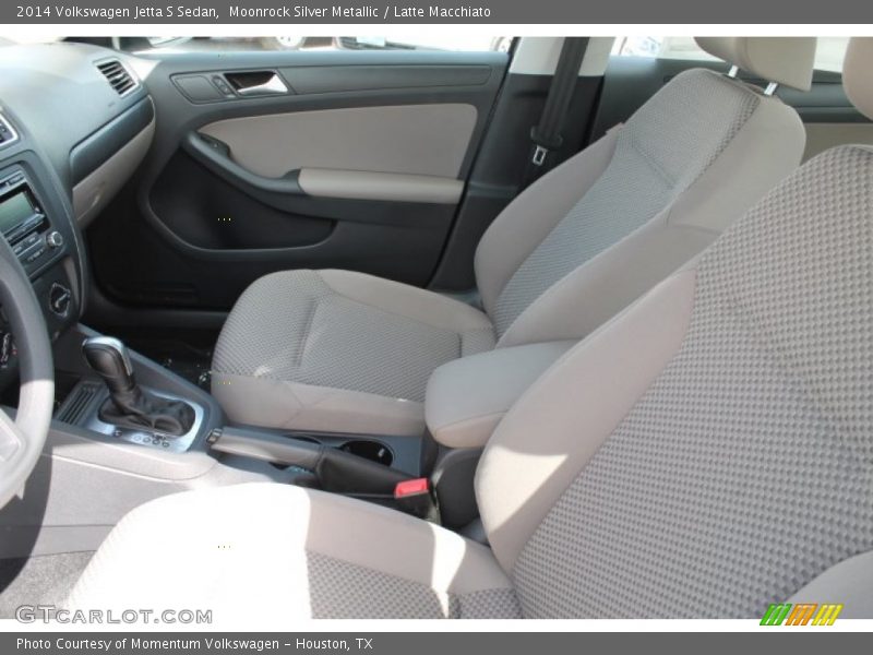 Moonrock Silver Metallic / Latte Macchiato 2014 Volkswagen Jetta S Sedan