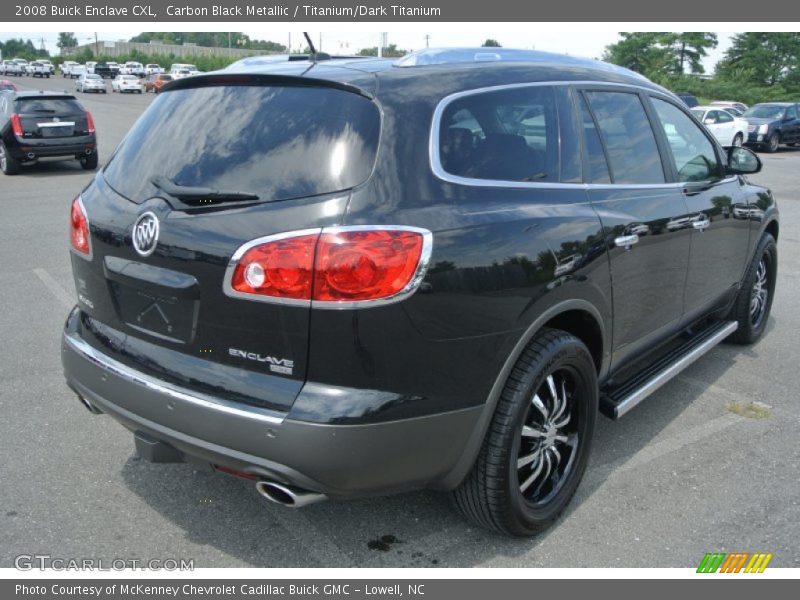 Carbon Black Metallic / Titanium/Dark Titanium 2008 Buick Enclave CXL
