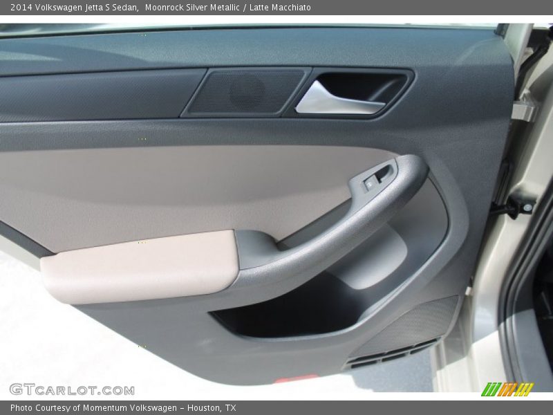 Moonrock Silver Metallic / Latte Macchiato 2014 Volkswagen Jetta S Sedan