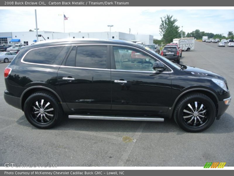 Carbon Black Metallic / Titanium/Dark Titanium 2008 Buick Enclave CXL