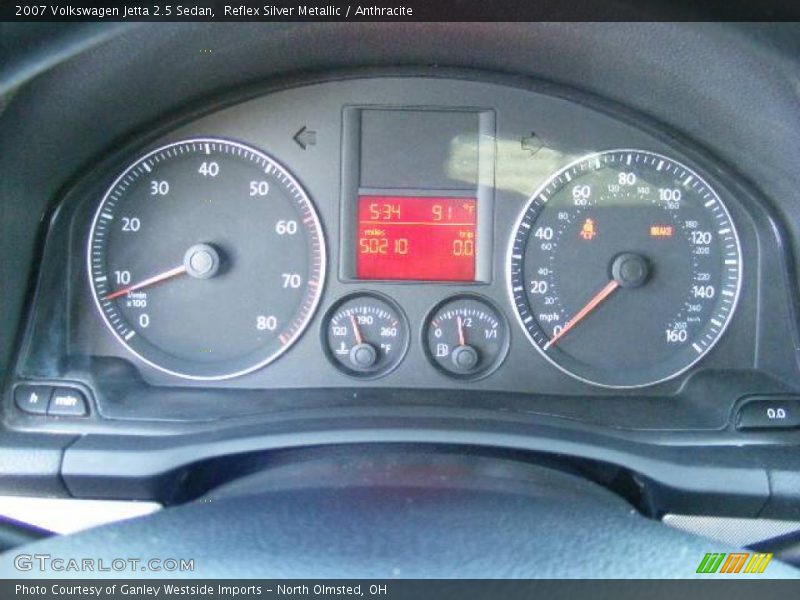 Reflex Silver Metallic / Anthracite 2007 Volkswagen Jetta 2.5 Sedan