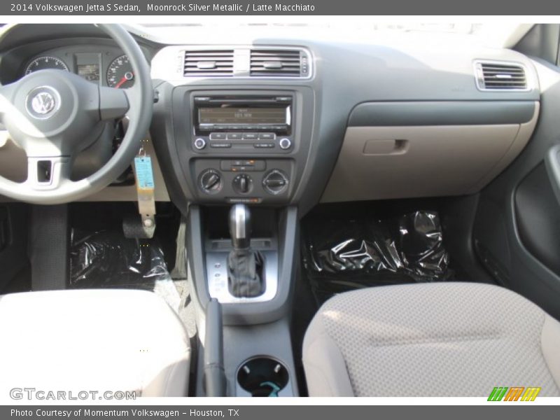 Moonrock Silver Metallic / Latte Macchiato 2014 Volkswagen Jetta S Sedan
