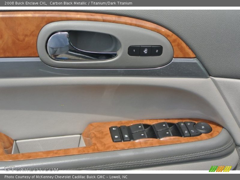 Carbon Black Metallic / Titanium/Dark Titanium 2008 Buick Enclave CXL