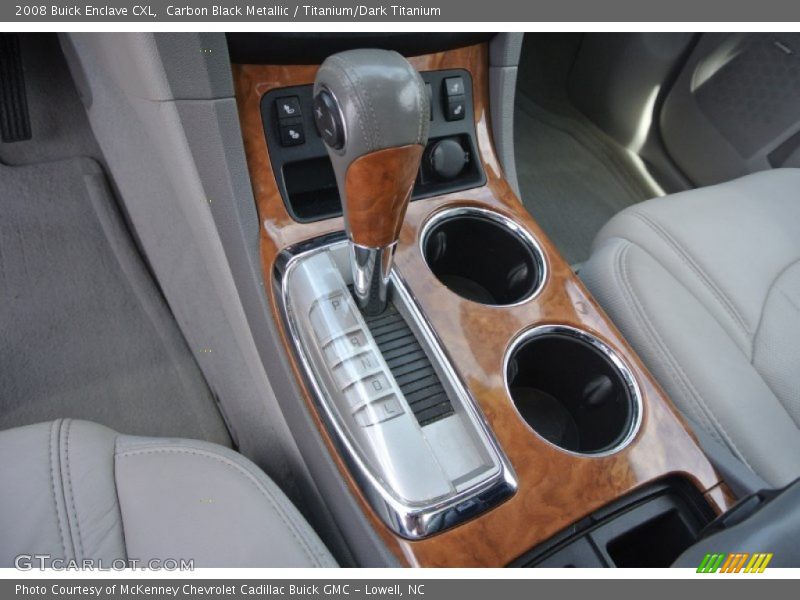 Carbon Black Metallic / Titanium/Dark Titanium 2008 Buick Enclave CXL