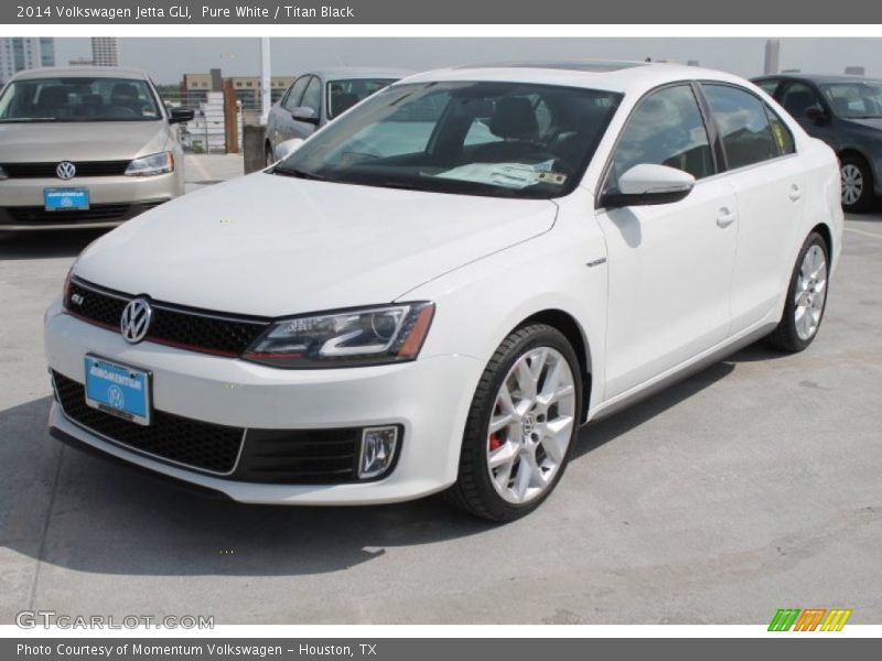 Pure White / Titan Black 2014 Volkswagen Jetta GLI