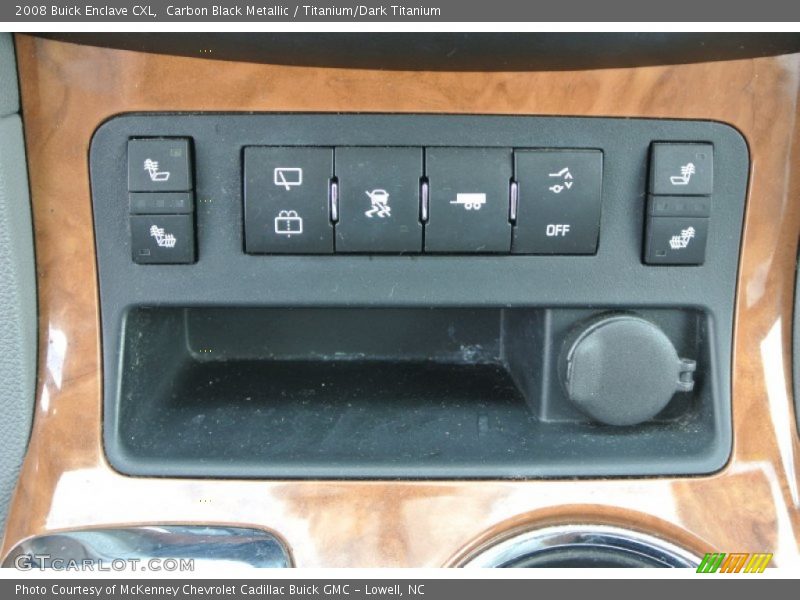 Carbon Black Metallic / Titanium/Dark Titanium 2008 Buick Enclave CXL