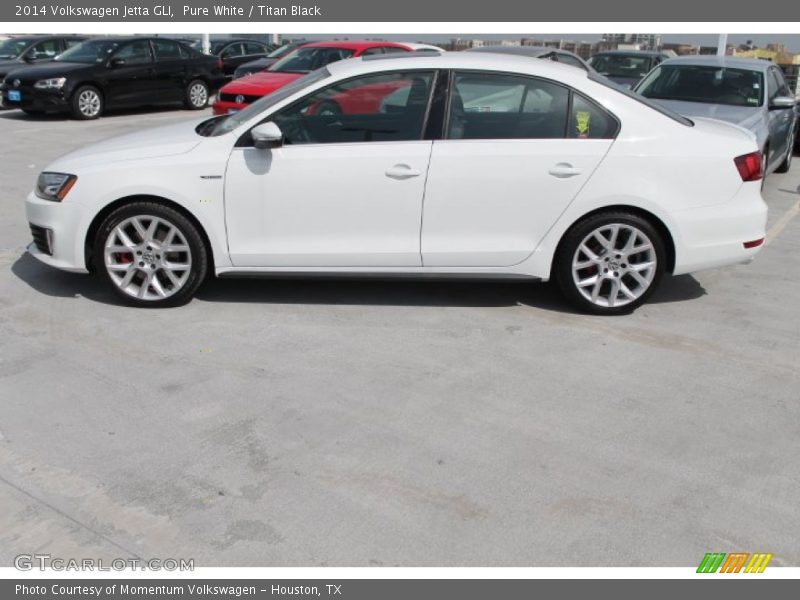 Pure White / Titan Black 2014 Volkswagen Jetta GLI