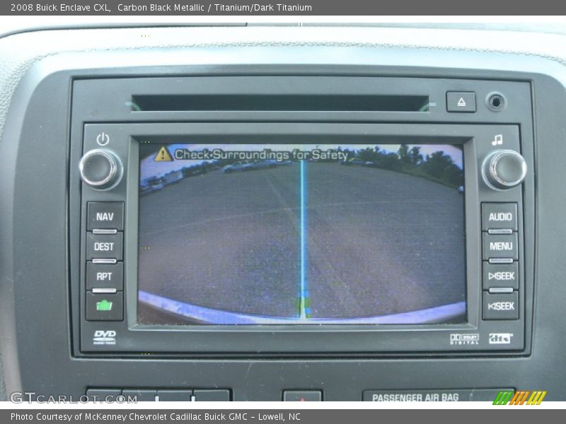 Carbon Black Metallic / Titanium/Dark Titanium 2008 Buick Enclave CXL