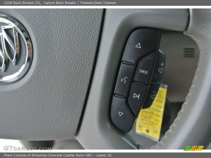 Carbon Black Metallic / Titanium/Dark Titanium 2008 Buick Enclave CXL
