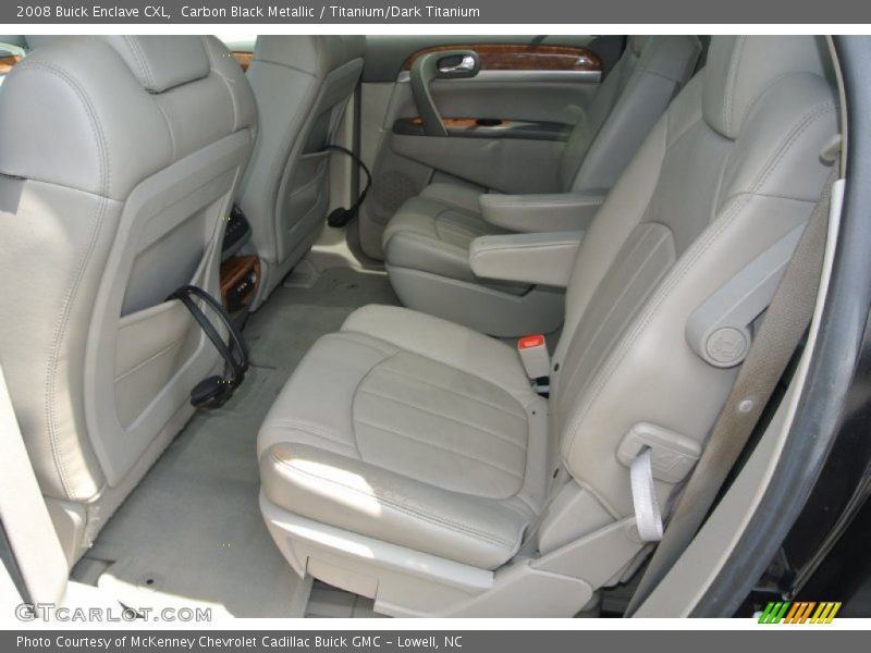 Carbon Black Metallic / Titanium/Dark Titanium 2008 Buick Enclave CXL