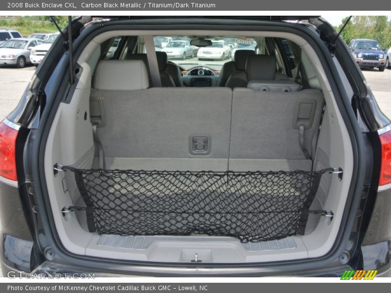 Carbon Black Metallic / Titanium/Dark Titanium 2008 Buick Enclave CXL