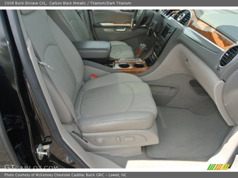 Carbon Black Metallic / Titanium/Dark Titanium 2008 Buick Enclave CXL