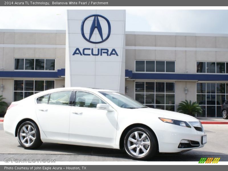 Bellanova White Pearl / Parchment 2014 Acura TL Technology